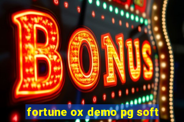 fortune ox demo pg soft